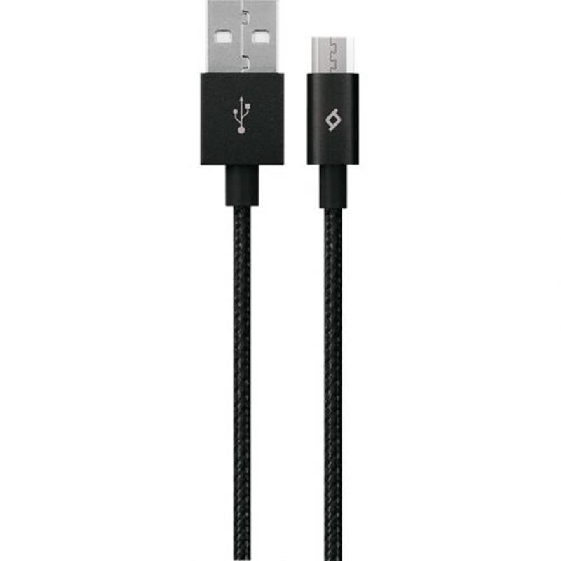 Ttec USB - мicroUSB AlumiCable, 1.2м, Black (2DK11S)