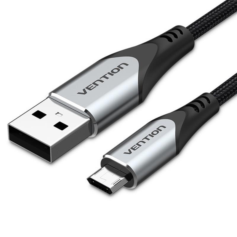 Кабель Vention USB - microUSB 3A 2 m, Black (COCHH) в интернет-магазине, главное фото