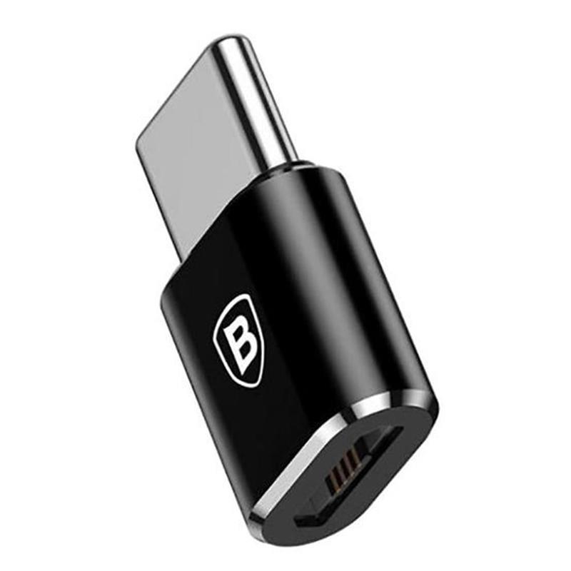 Адаптер Baseus USB-C-microUSB Black (CAMOTG-01) ціна 156 грн - фотографія 2