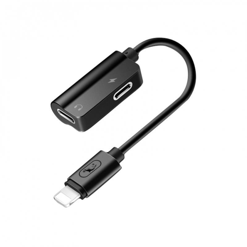 SkyDolphin AU01 Lightning - 2хLightning Black (ADPT-00026)