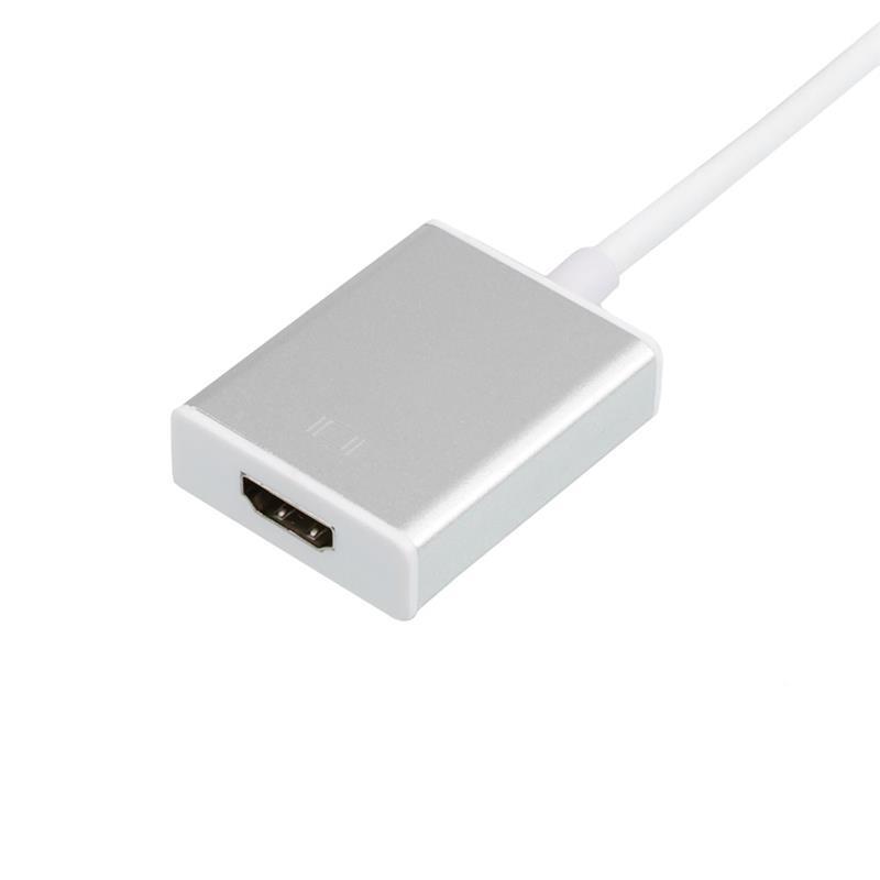 Перехідник Atcom USB Type-C-HDMI, 0.1м, White (13888) ціна 493 грн - фотографія 2