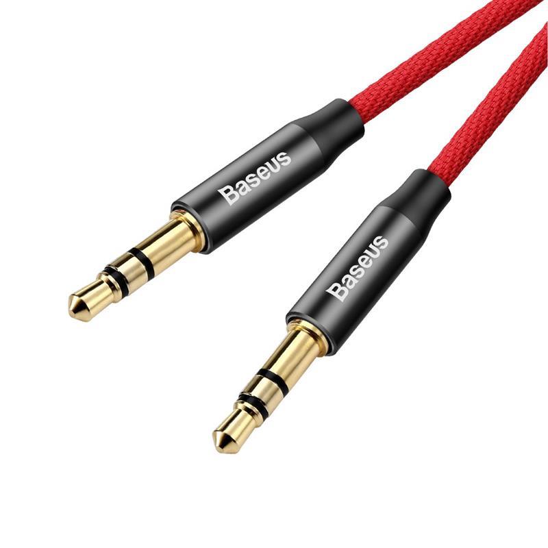 Аудіо-кабель Baseus Yiven M30 Yiven M30 3.5мм-M/3.5 мм-M, 1.5м, Red/Black (CAM30-C91) ціна 155 грн - фотографія 2