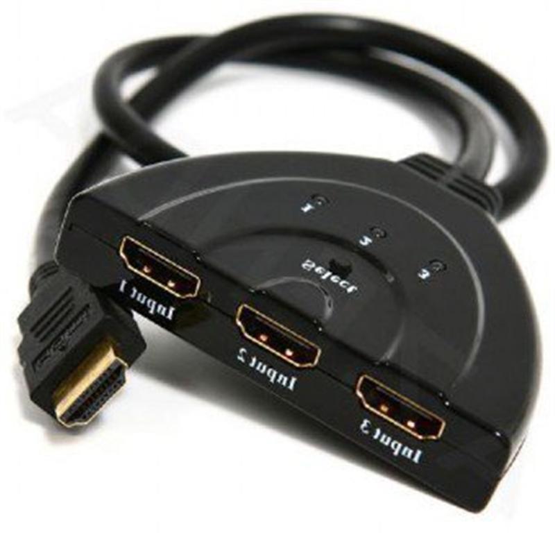 Кабель Cablexpert HDMI-3хHDMI M/F v.1.4, 0.5м (DSW-HDMI-35) в інтернет-магазині, головне фото