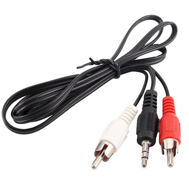 Аудіо-кабель Piko AUX 3.5mm M-2xRCA M, 3м Black (1283126473906)