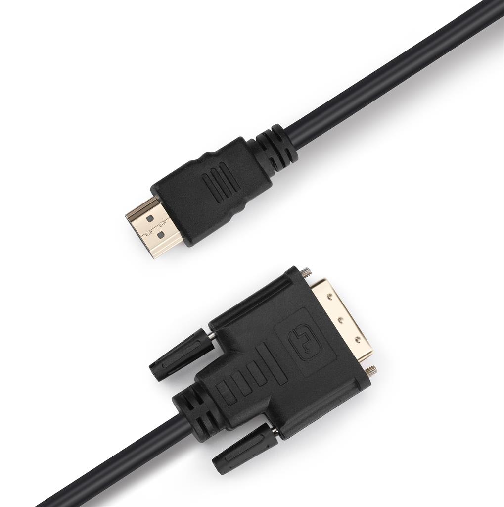 в продажу Кабель ProLogix Premium HDMI-DVI M/M Single Link, 18+1, V1.3, 0,5м (PR-HDMI-DVI-P-01-30-05m) - фото 3
