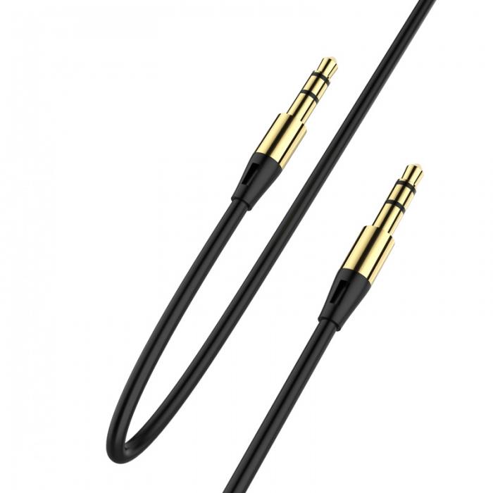 Аудио-кабель SkyDolphin SR07 3.5 мм-3.5 мм, 1 м, Black (AUX-000052) цена 154.70 грн - фотография 2