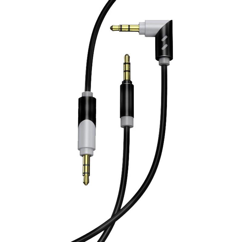 Аудіо-кабель SkyDolphin SR09 3.5 мм-3.5 мм, 1 м, Black (AUX-000064)