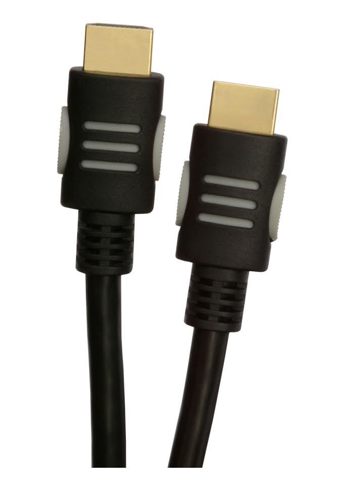 Кабель Tecro HDMI(M)-HDMI(M) v.1.4, 2м Black (HD 02-00) в інтернет-магазині, головне фото