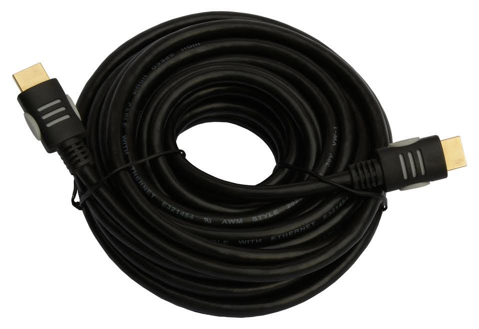 Кабель Tecro HDMI(M)-HDMI(M) v.1.4, 5м Black (HD 05-00) ціна 382 грн - фотографія 2