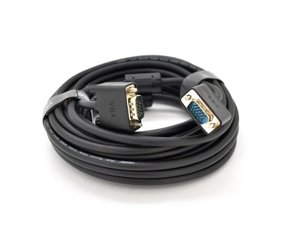 Відгуки кабель Veggieg VGA-VGA, 10м, Black (YT-VGA(M)/(M)3+6VG-10/19696)