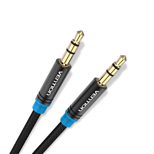 Аудіо-кабель Vention Audio 3.5 mm M - 3.5 mm M, 1.5 m, Black (P350AC150-B-M) ціна 272 грн - фотографія 2