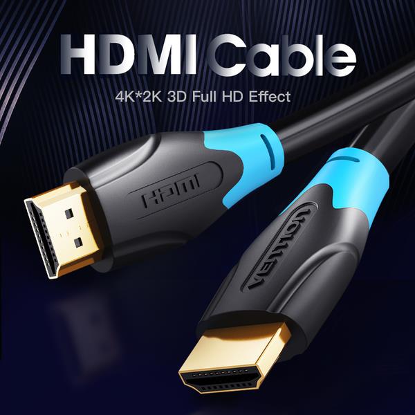 Кабель Vention HDMI-HDMI, 1 m, v2.0 (AACBF) ціна 220 грн - фотографія 2