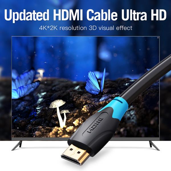 в продажу Кабель Vention HDMI-HDMI, 1 m, v2.0 (AACBF) - фото 3