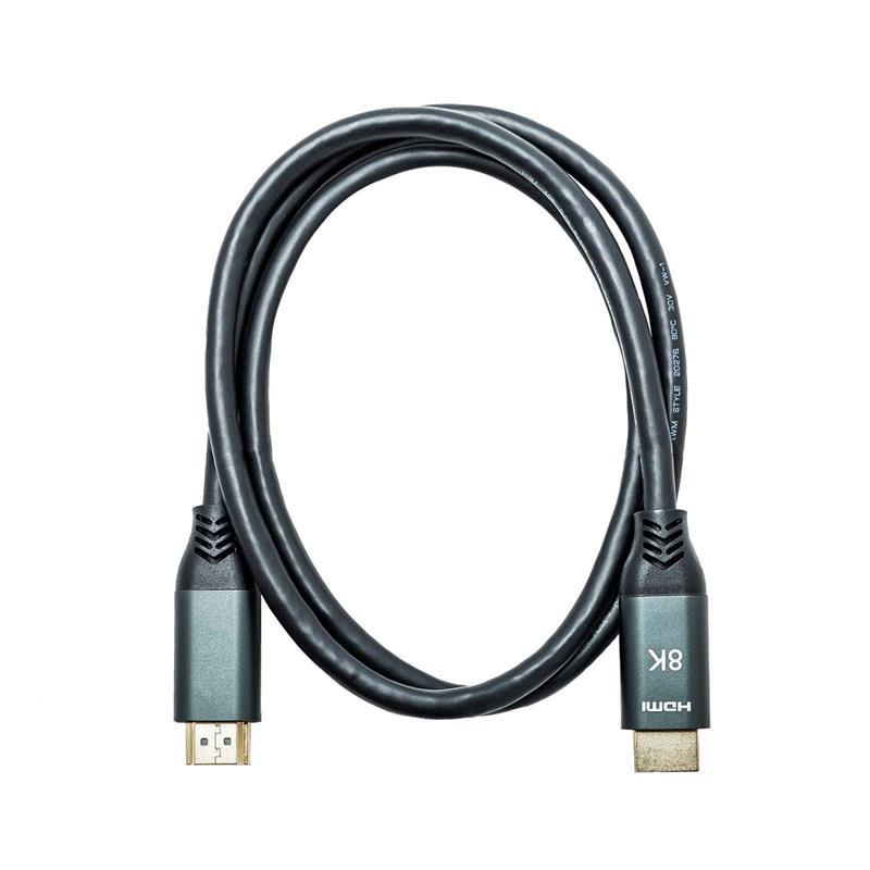 Кабель XoKo HC-100 HDMI - HDMI v.2.1, 1 м, Black в интернет-магазине, главное фото