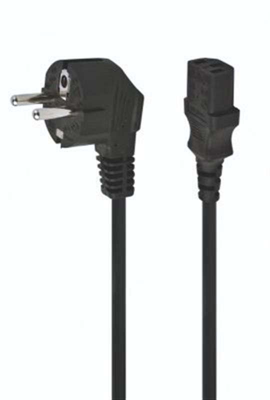 Ціна кабель живлення NoName CEE7/7-C13, 3х0.5 мм, Black, 1.2м в Дніпрі