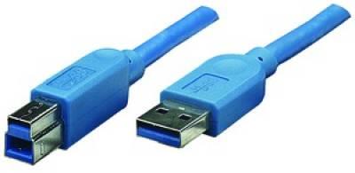 Кабель Atcom USB 3.0 AM/BM 1.8 м blue (12823)