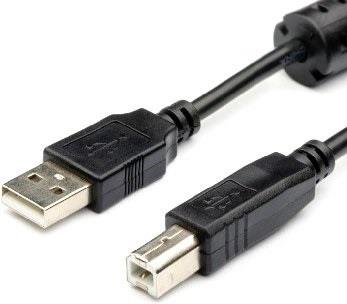 Atcom USB 2.0 AM/BM 1.5 м. ferrite core (5474)