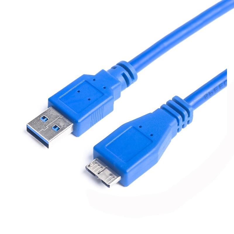 Характеристики кабель ProLogix USB 3.0 AM/MicroBM, Blue, 0,5м (PR-USB-P-12-30-05m)