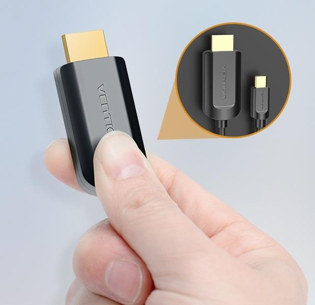 Кабель Vention Type-C - HDMI, 2 m (CGUBH) ціна 830.70 грн - фотографія 2