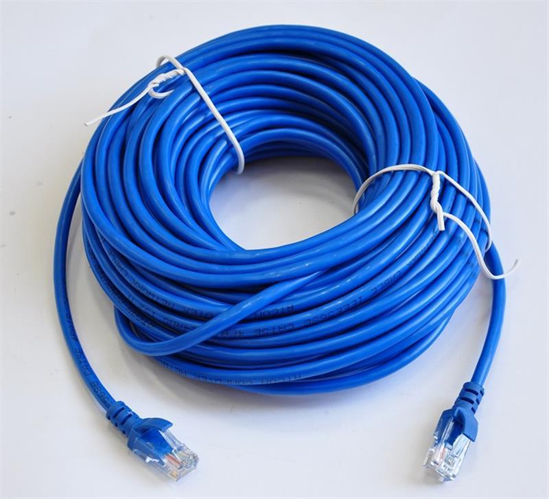 Патч-корд литий Atcom UTP Cat.5e 20m, Blue (9170) в інтернет-магазині, головне фото