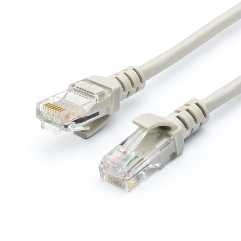 Atcom UTP Geplink Cat.5e, 26AWG 2 м, Grey (GL8002)