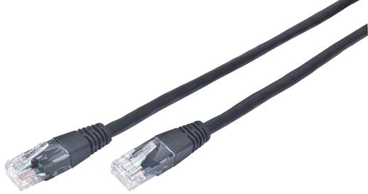 Патч-корд Cablexpert UTP 2 м, Black (PP12-2M/BK)