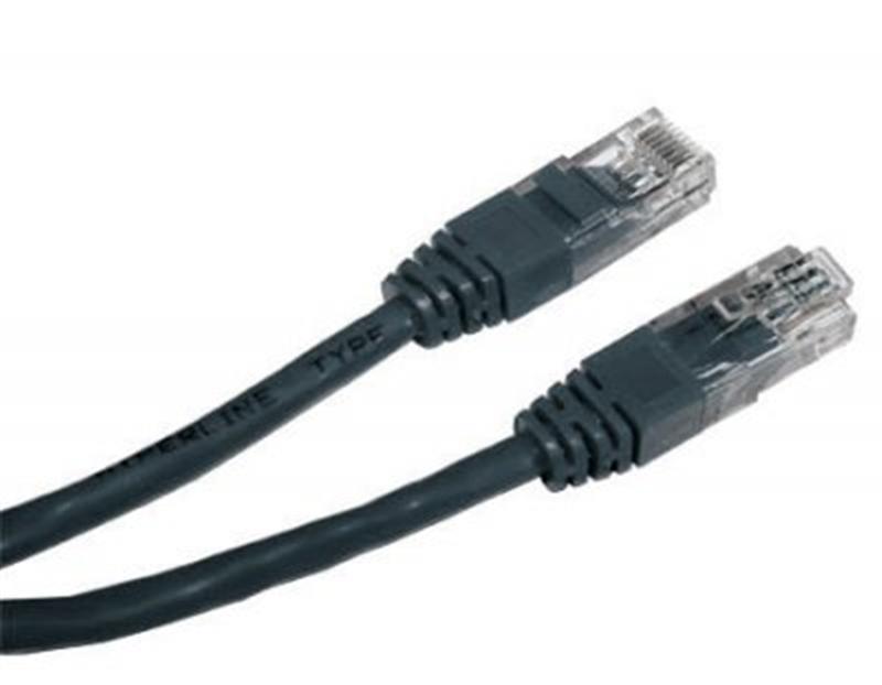 Патч-корд Cablexpert UTP 1 м, Black (PP12-1M/BK)