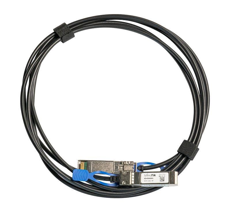 Патч-корд оптический MikroTik XS+DA0001 (SFP, SFP+, SFP28, 1m, direct attach) в интернет-магазине, главное фото