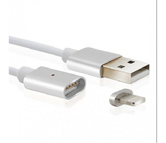 Кабель Voltronic  USB-Lighting, 1м, Silver (YT-MCFB-L/S/13190) в интернет-магазине, главное фото
