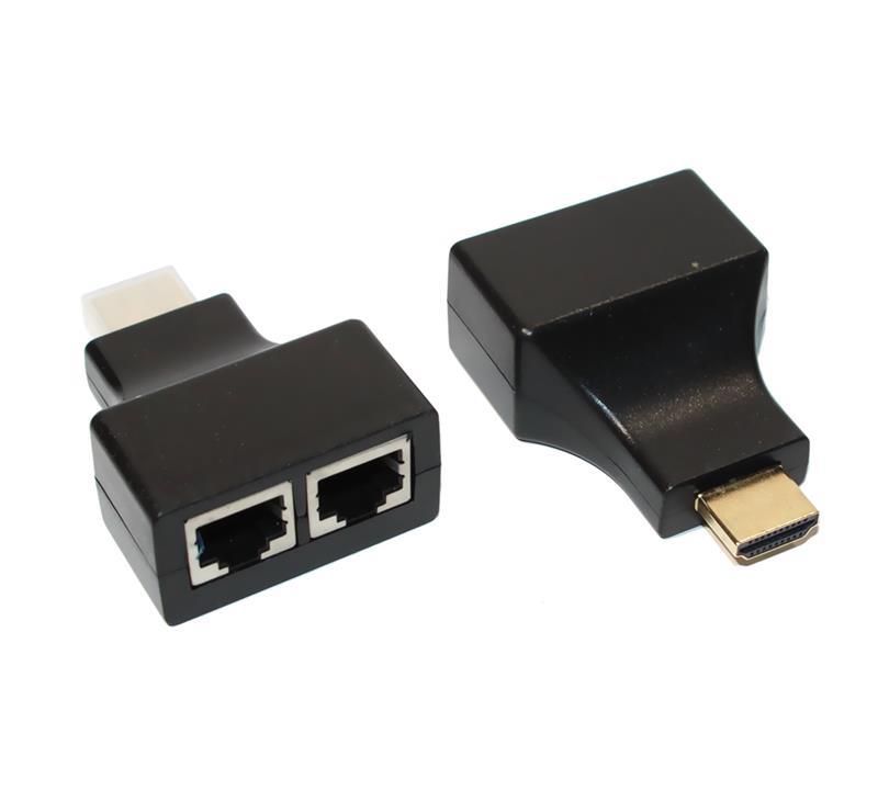 Адаптер Voltronic HDMI-2хRJ-45 Black (YT-SCPE HDMI/2P-30m720P/08516) цена 351.00 грн - фотография 2