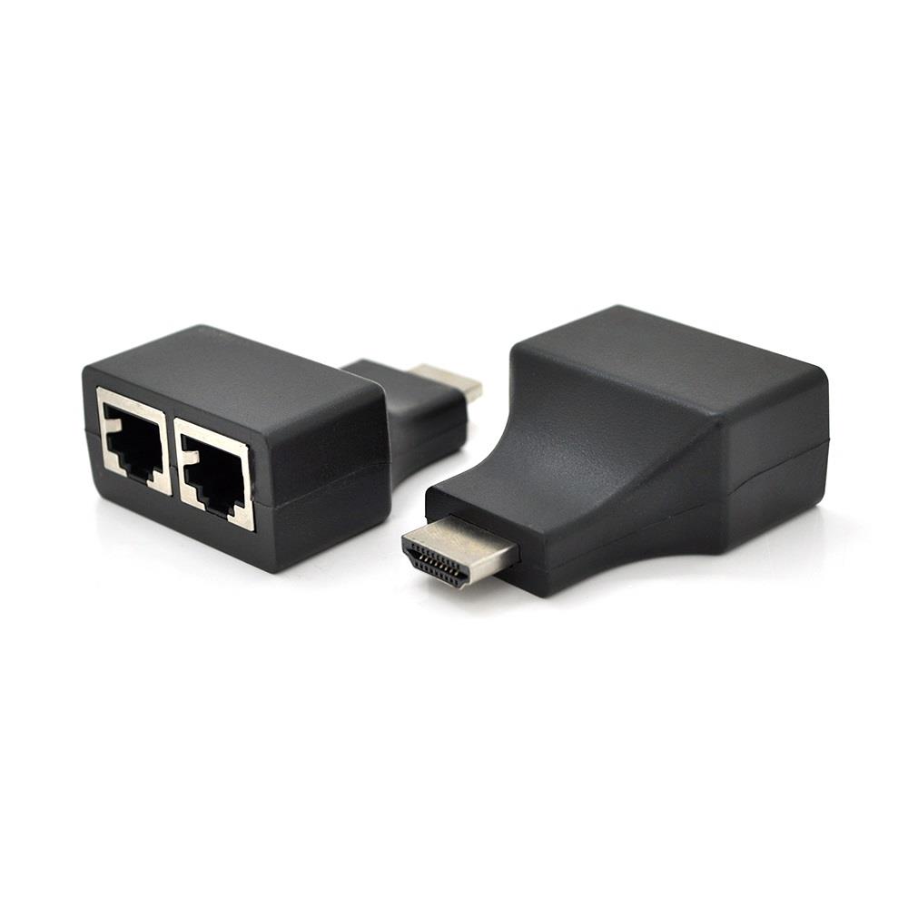 Цена адаптер Voltronic HDMI-2хRJ-45 Black (YT-SCPE HDMI/2P-30m720P/08516) в Житомире