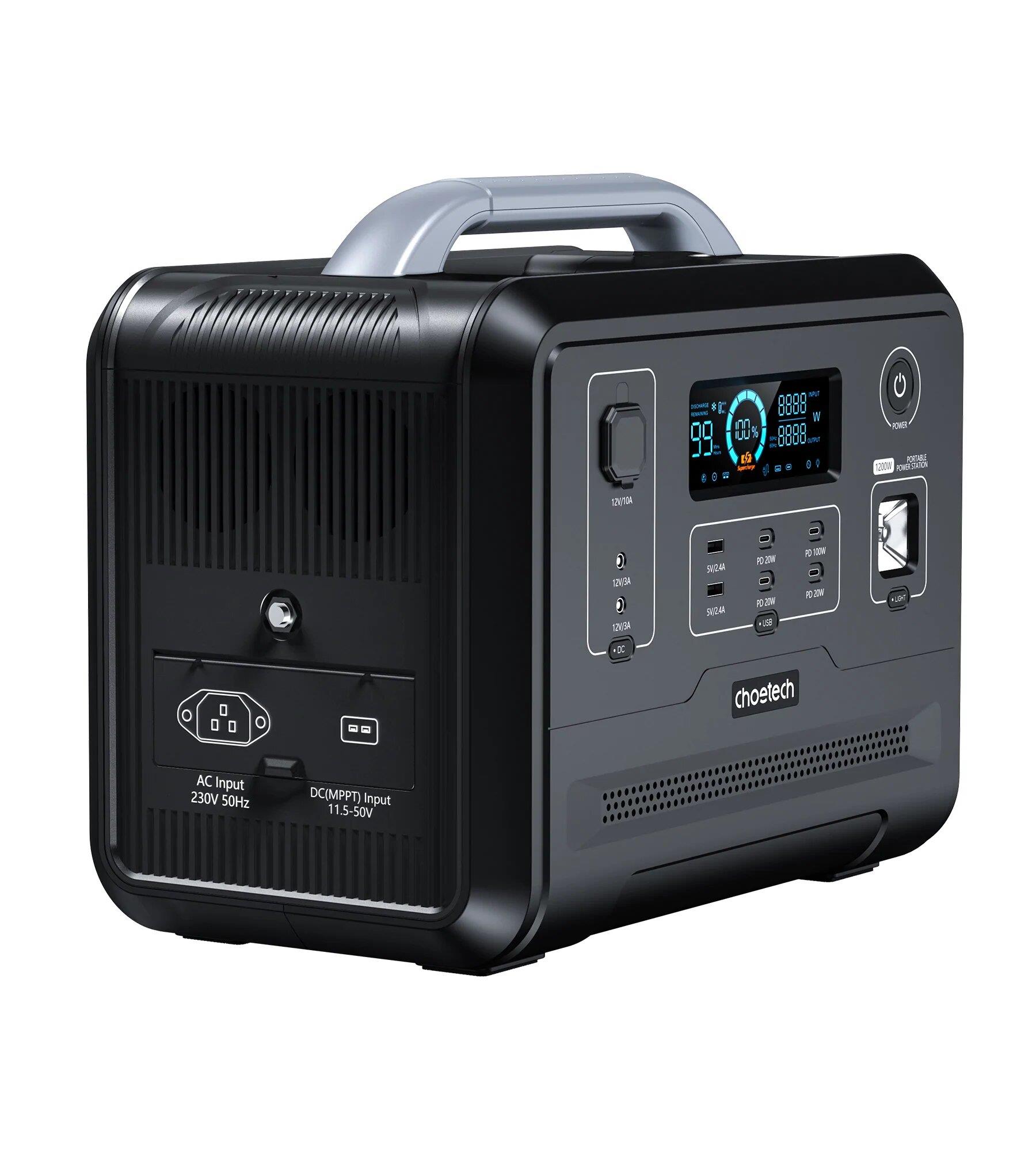 Портативная зарядная станция Choetech Portable Power Station 1200W (BS005) цена 37999.00 грн - фотография 2