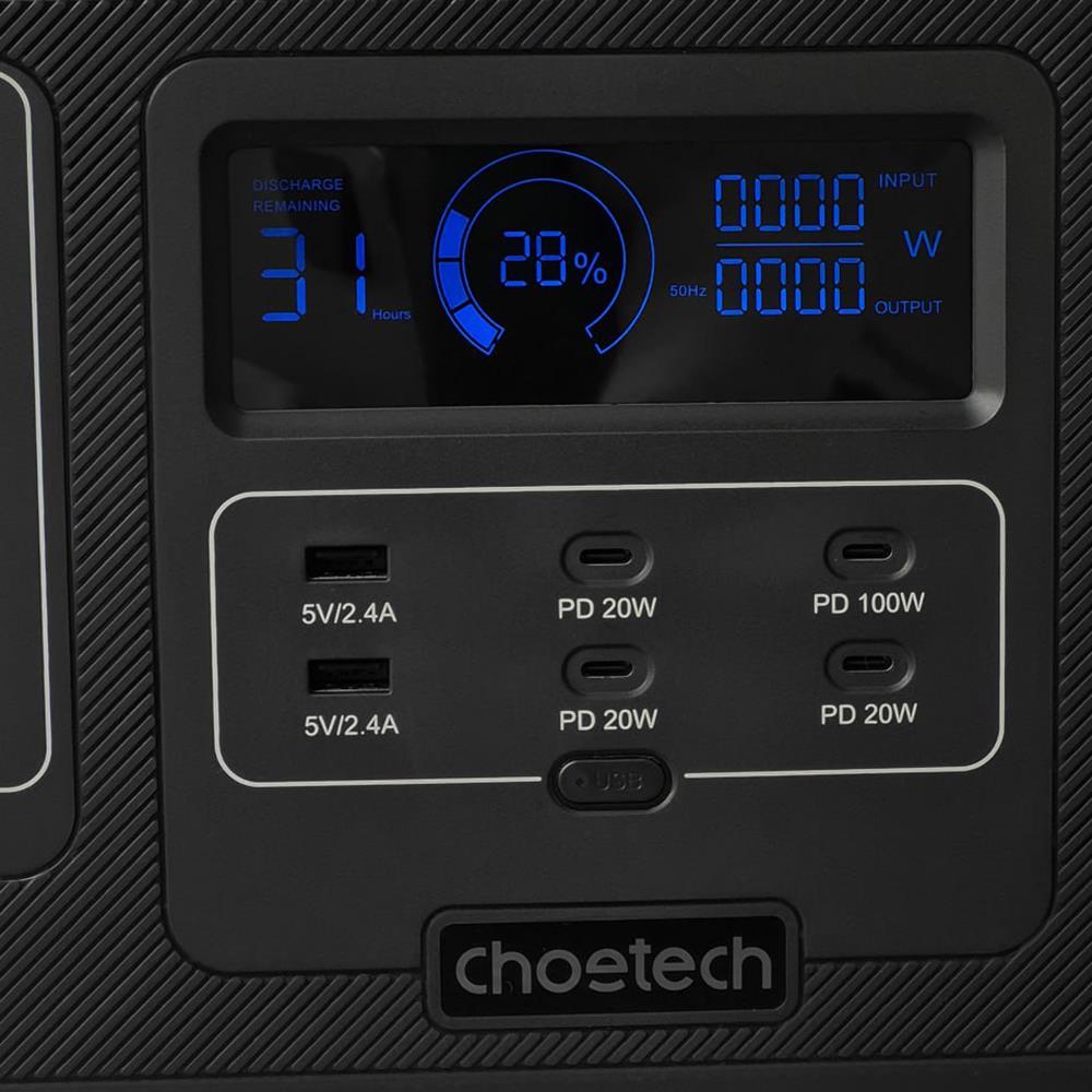 Портативная зарядная станция Choetech Portable Power Station 1200W (BS005) характеристики - фотография 7