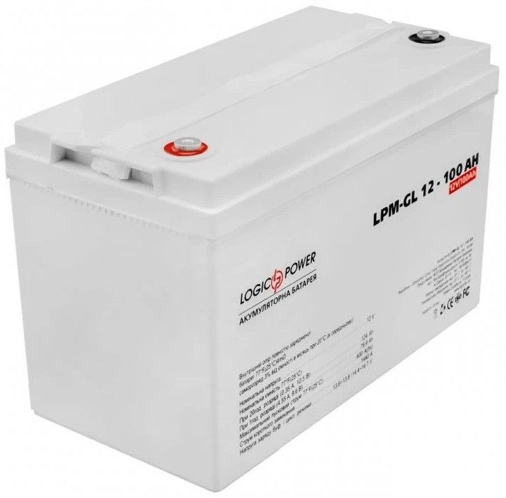 Аккумулятор 100 A·h LogicPower LPM-GL 12 - 100 Ah (LP3871)