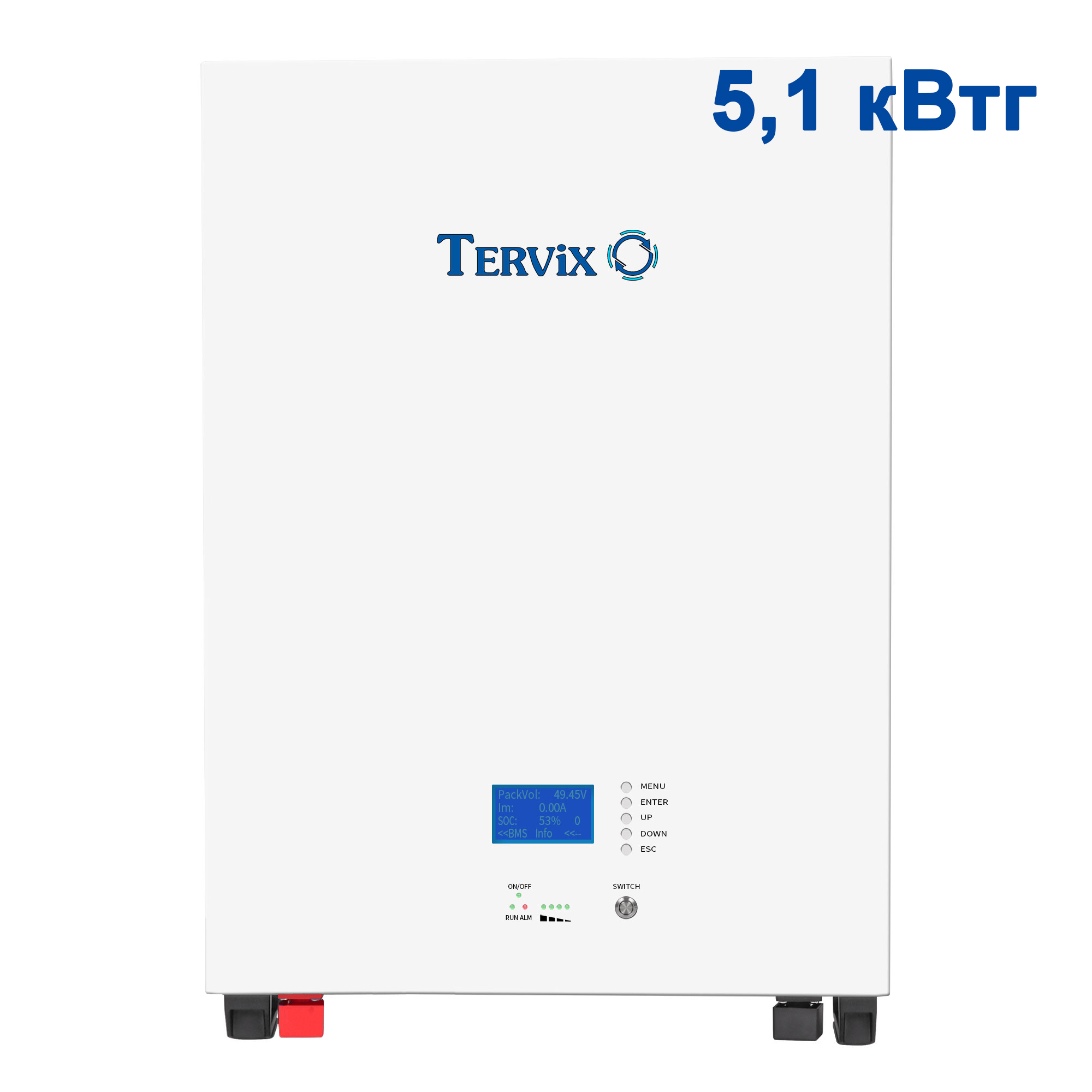 Аккумуляторная батарея Tervix Pro Line LiFePO4, 51.2В 621051 инструкция - изображение 6