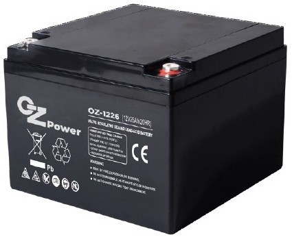 Характеристики аккумулятор OZ Power OZ12V024 12V-24Ah