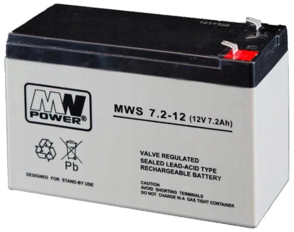 Акумулятор MW Power MWS 12V 7.2Ah в інтернет-магазині, головне фото