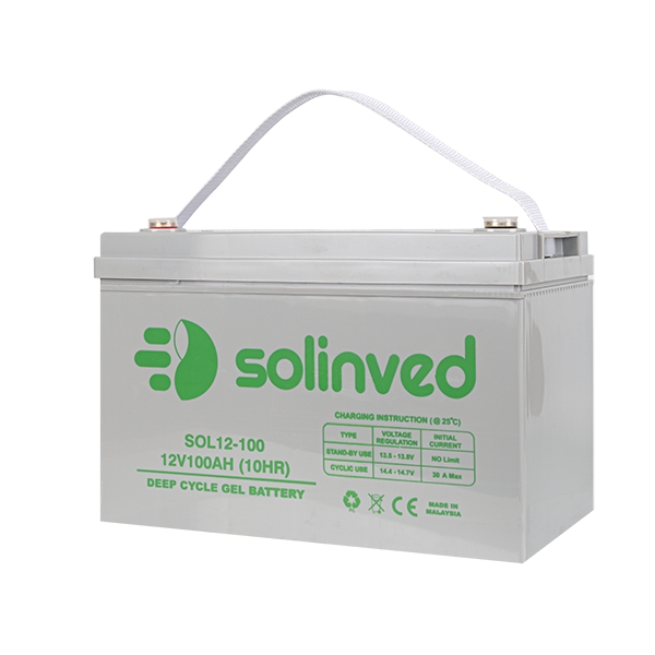 Акумуляторна батарея Solinved SOL12-100 в інтернет-магазині, головне фото