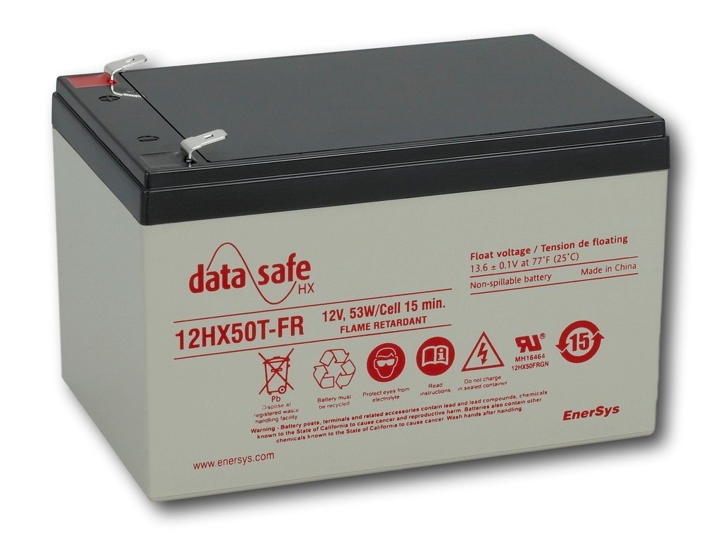 Характеристики акумулятор свинцево-кислотний Enersys DataSafe 12HX50