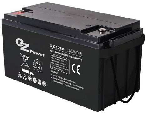 Характеристики акумулятор OZ Power OZ12V080 12V 80Ah