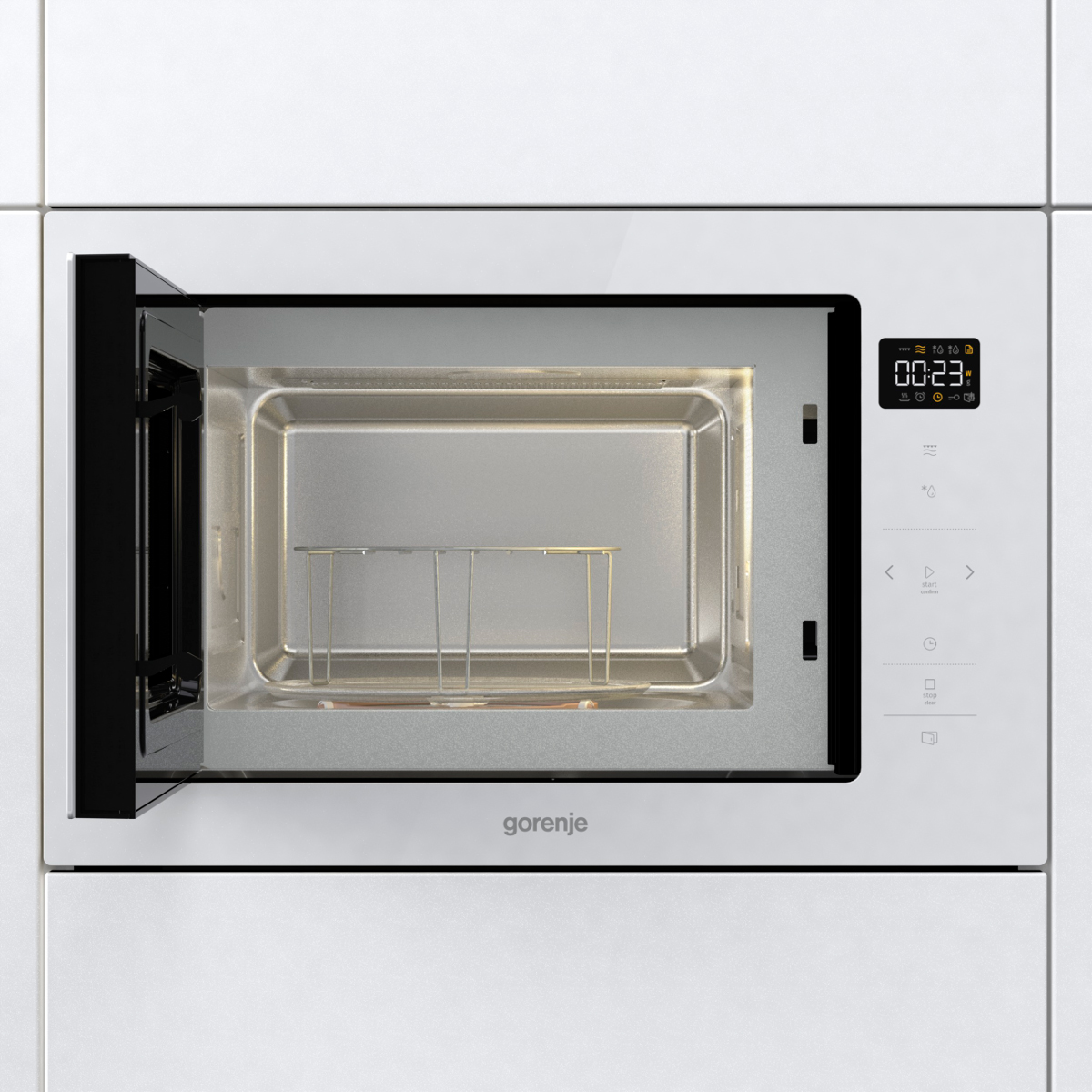 Мікрохвильова піч з грилем Gorenje BM251SG2WG ціна 20099 грн - фотографія 2