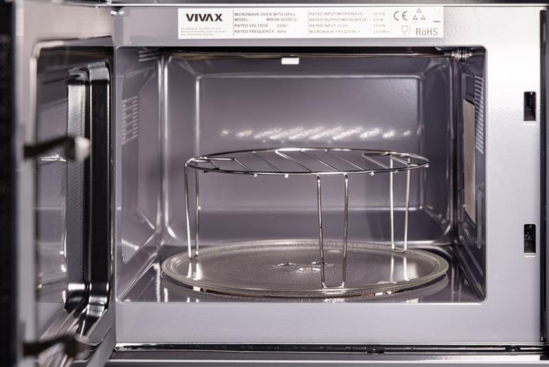 Микроволновая печь с грилем Vivax MWOB-2020G G цена 7199 грн - фотография 2