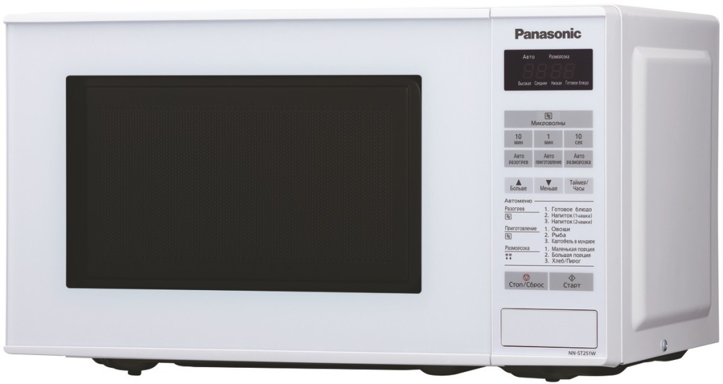 Характеристики мікрохвильова піч Panasonic NN-GT261WZPE