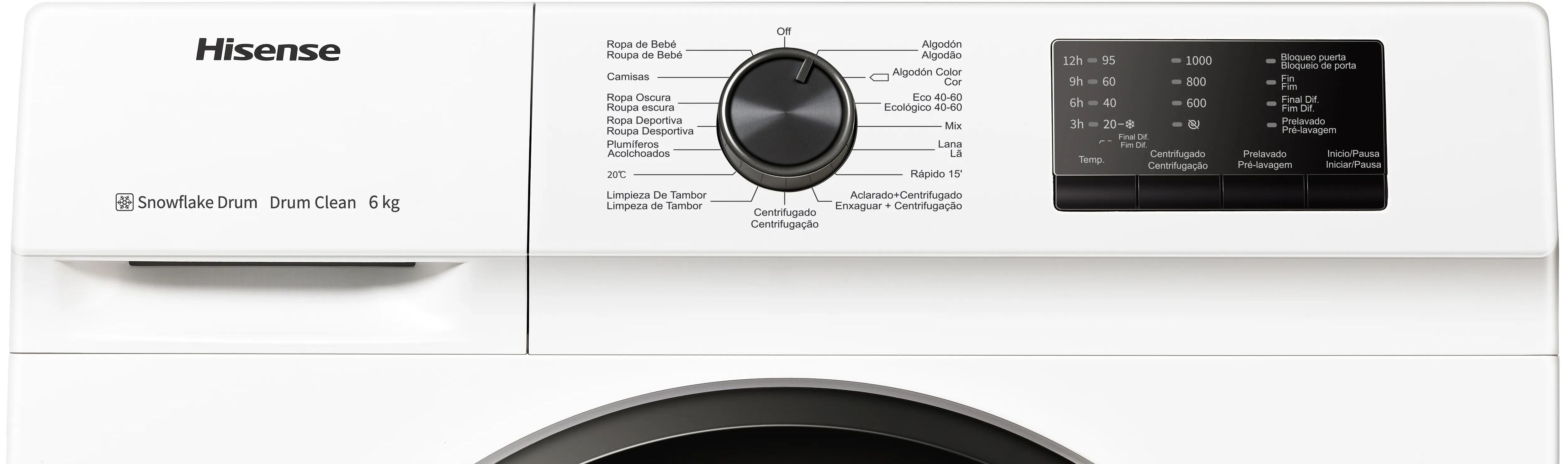 Пральна машина Hisense WFVC6010E (WFHV7012EMS) характеристики - фотографія 7