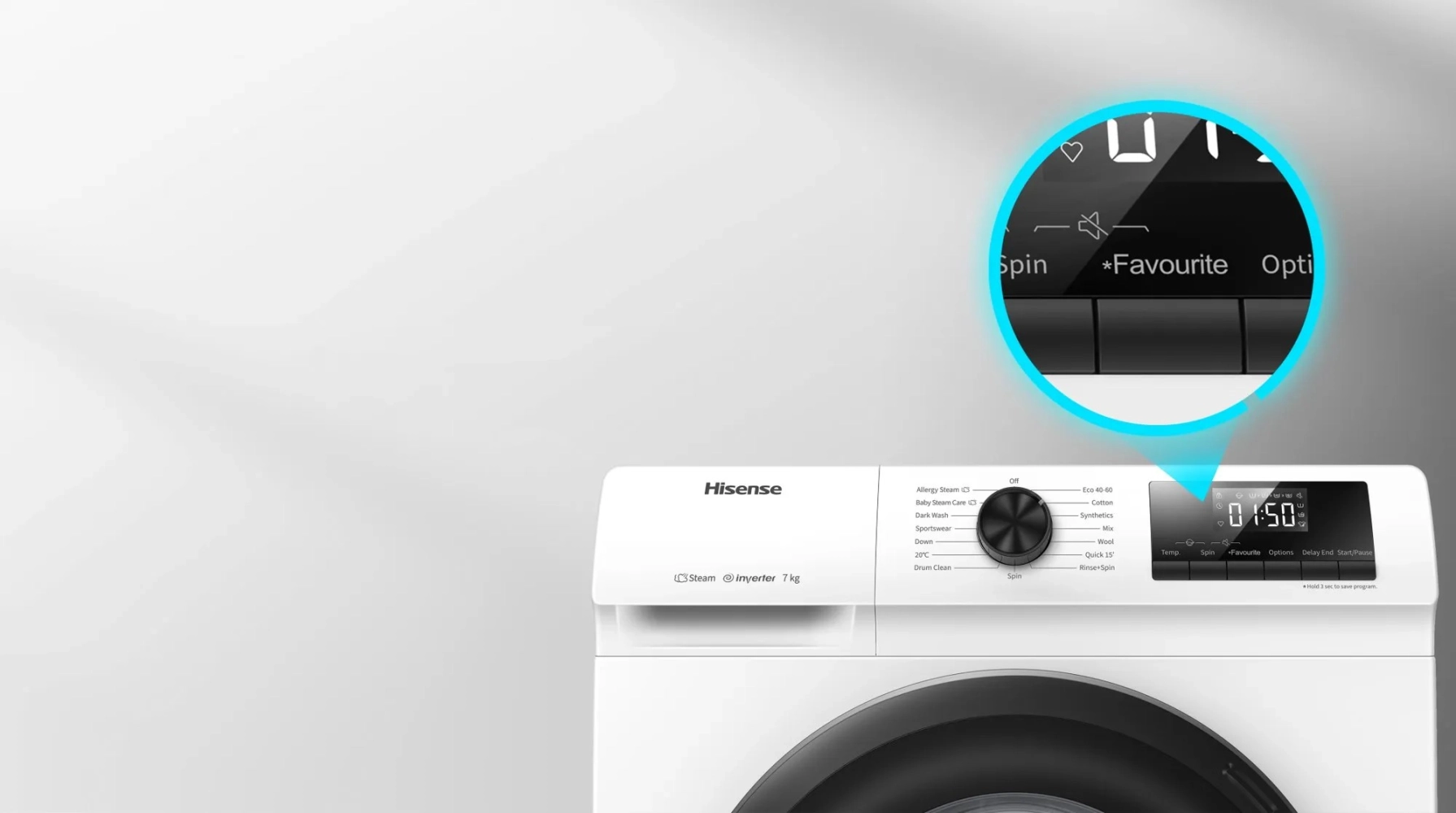 ᐉ Пральна машина Hisense WFQP6012VM/IRV + ??? купити по ціні 18 999 грн ...