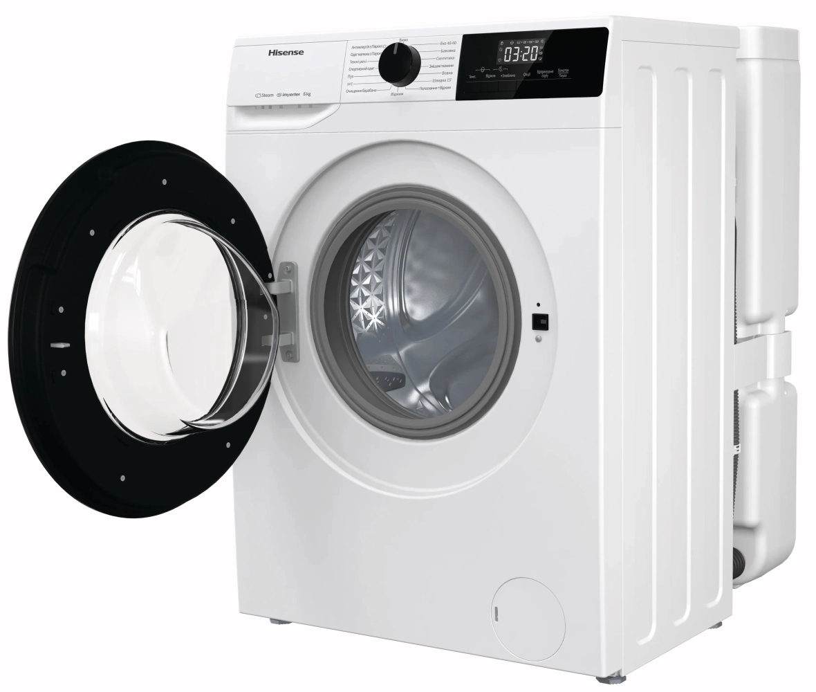 ᐉ Пральна машина Hisense WFQP6012VM/IRV + ??? купити по ціні 18 999 грн ...