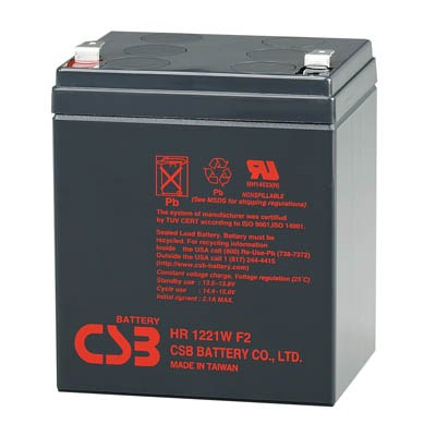 Характеристики аккумулятор CSB 12V 5Ah (HR1221W F2)