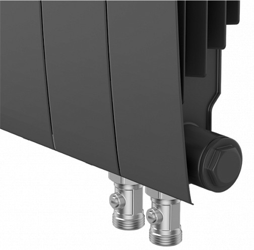 Радиатор для отопления Royal Thermo BiLiner 350 /Noir Sable VR - 10 секций цена 5599.00 грн - фотография 2