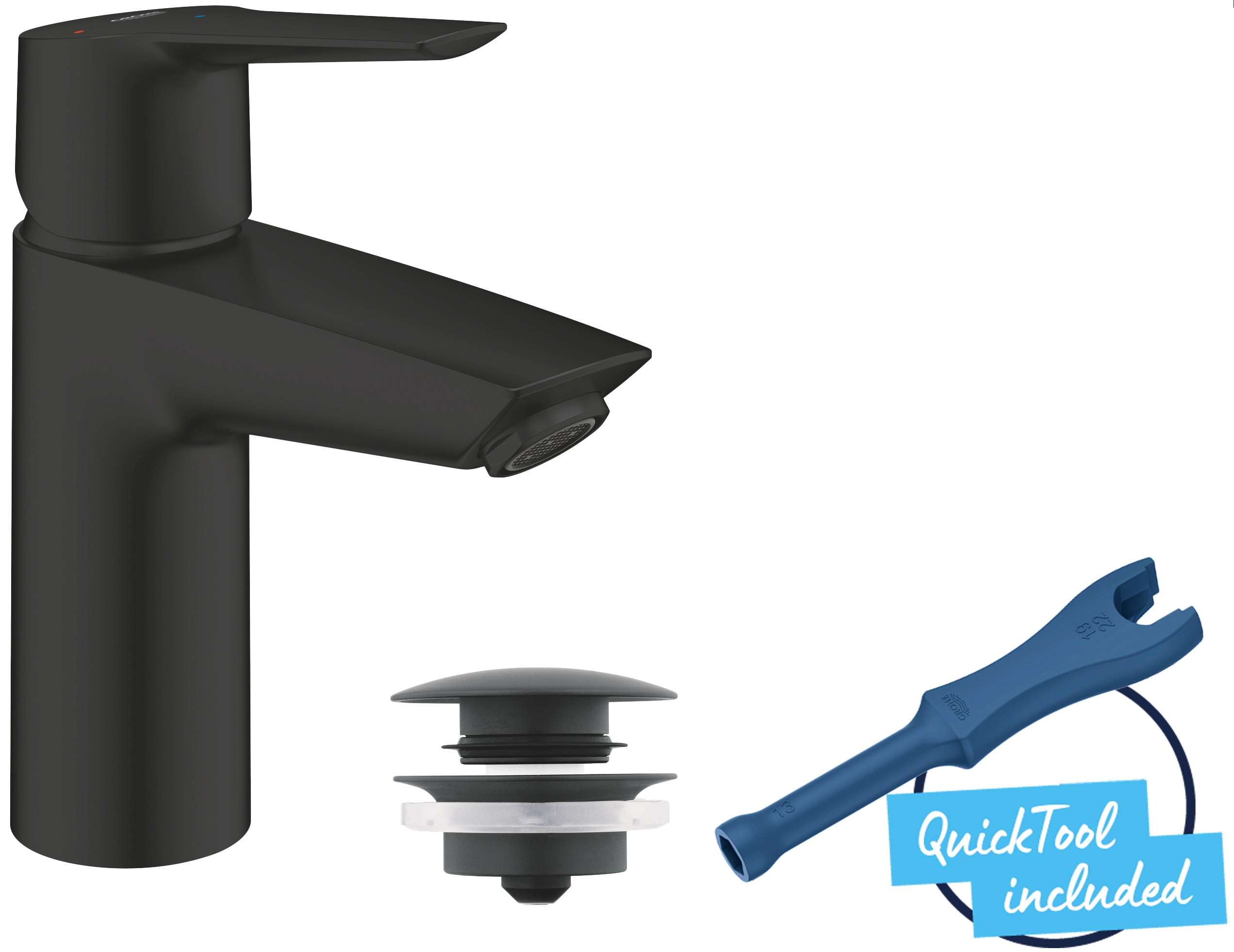 Змішувач для умивальника Grohe QuickFix Start S-Size (235512432) відгуки - зображення 5