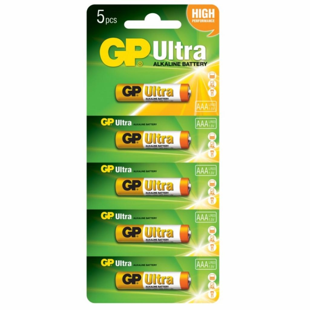 Gp AAA LR03 Ultra Alcaline*1 (24AU-UR5)